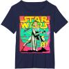 imageStar Wars Rey 90s TShirtNavy Blue