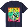imageStar Wars Rey 90s TShirtNavy Blue