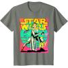imageStar Wars Rey 90s TShirtOlive Heather