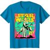 imageStar Wars Rey 90s TShirtSapphire Blue