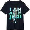 imageStar Wars The Rise Of Skywalker Rey I Am All Of The Jedi TShirtBlack