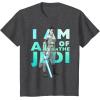 imageStar Wars The Rise Of Skywalker Rey I Am All Of The Jedi TShirtDark Heather Grey