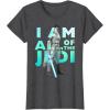 imageStar Wars The Rise Of Skywalker Rey I Am All Of The Jedi TShirtDark Heather Grey