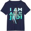 imageStar Wars The Rise Of Skywalker Rey I Am All Of The Jedi TShirtNavy Blue