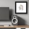 imageTrends International Gallery Pops Star Wars Saga  MidCentury Modern R2D2 Wall Art Wall Poster 12quot x 12quot Black Framed VersionBlack Framed Version