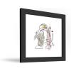 imageTrends International Gallery Pops Star Wars Saga  MidCentury Modern R2D2 Wall Art Wall Poster 12quot x 12quot Black Framed VersionBlack Framed Version