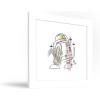 imageTrends International Gallery Pops Star Wars Saga  MidCentury Modern R2D2 Wall Art Wall Poster 12quot x 12quot Black Framed VersionWhite Framed Version