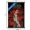 imageTrends International Star Wars The Force Awakens  Rey Staff Wall Poster 22375quot x 34quot Premium Unframed VersionPremium Print and Black Hanger Bundle