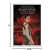 imageTrends International Star Wars The Force Awakens  Rey Staff Wall Poster 22375quot x 34quot Premium Unframed VersionPremium Print and White Hanger Bundle