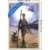 imageTrends International Star Wars The Force Awakens  Rey Wall Poster 22375quot x 34quot Premium Unframed VersionBlonde Framed Version