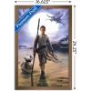 imageTrends International Star Wars The Force Awakens  Rey Wall Poster 22375quot x 34quot Premium Unframed VersionBronze Framed Version