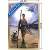 imageTrends International Star Wars The Force Awakens  Rey Wall Poster 22375quot x 34quot Premium Unframed VersionGold Framed Version