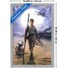 imageTrends International Star Wars The Force Awakens  Rey Wall Poster 22375quot x 34quot Premium Unframed VersionGray Framed Version