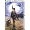 imageTrends International Star Wars The Force Awakens  Rey Wall Poster 22375quot x 34quot Premium Unframed VersionPremium Poster  Mount Bundle