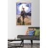 imageTrends International Star Wars The Force Awakens  Rey Wall Poster 22375quot x 34quot Premium Unframed VersionPremium Print and Beechwood Hanger Bundle