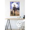 imageTrends International Star Wars The Force Awakens  Rey Wall Poster 22375quot x 34quot Premium Unframed VersionPremium Print and Beechwood Hanger Bundle