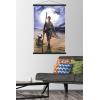 imageTrends International Star Wars The Force Awakens  Rey Wall Poster 22375quot x 34quot Premium Unframed VersionPremium Print and Black Hanger Bundle