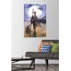 imageTrends International Star Wars The Force Awakens  Rey Wall Poster 22375quot x 34quot Premium Unframed VersionPremium Print and White Hanger Bundle