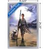imageTrends International Star Wars The Force Awakens  Rey Wall Poster 22375quot x 34quot Premium Unframed VersionSilver Framed Version