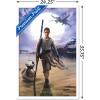 imageTrends International Star Wars The Force Awakens  Rey Wall Poster 22375quot x 34quot Premium Unframed VersionWhite Framed Version