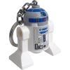imageLego Star Wars Large 2 Inch Tall Figure Keychain Light  R2D2 KE21H Features LED Light
