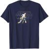imageStar Wars  Rey Logo TShirtNavy Blue
