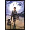 imageTrends International Star Wars The Force Awakens  Rey Wall Poster 22375quot x 34quot Premium Unframed VersionBlack Framed Version