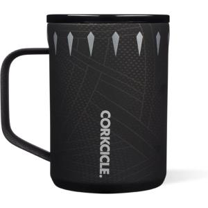 imageCorkcicle Star Wars 16 Oz Coffee Mug Triple Insulated Stainless Steel Cup R2D2Black Panther