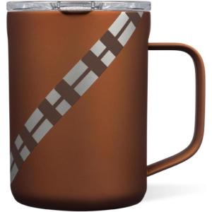 imageCorkcicle Star Wars 16 Oz Coffee Mug Triple Insulated Stainless Steel Cup R2D2Chewbacca