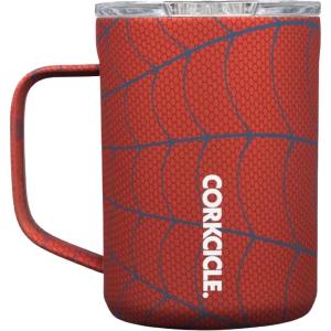 imageCorkcicle Star Wars 16 Oz Coffee Mug Triple Insulated Stainless Steel Cup R2D2Spiderman