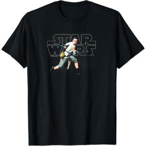 imageStar Wars  Rey Logo TShirtBlack