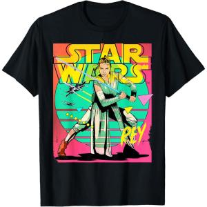 imageStar Wars Rey 90s TShirtBlack