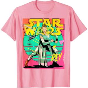 imageStar Wars Rey 90s TShirtPink