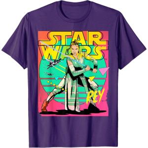 imageStar Wars Rey 90s TShirtPurple