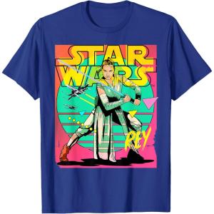 imageStar Wars Rey 90s TShirtRoyal Blue
