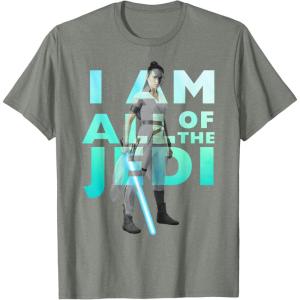 imageStar Wars The Rise Of Skywalker Rey I Am All Of The Jedi TShirtOlive Heather