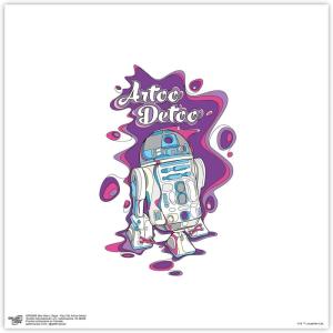 imageTrends International Gallery Pops Star Wars Saga  Pop 70s ArtooDetoo Wall Art Wall Poster 1200quot x 1200quot Black Frame VersionUnframed Version