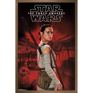 imageTrends International Star Wars The Force Awakens  Rey Staff Wall Poster 22375quot x 34quot Premium Unframed VersionBronze Framed Version