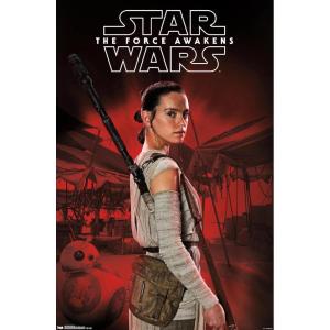 imageTrends International Star Wars The Force Awakens  Rey Staff Wall Poster 22375quot x 34quot Premium Unframed VersionPremium Unframed Version