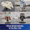 image4D Build Star Wars R2D2 Cardstock 3D Model Kit Star Wars Gifts Star Wars Toys Desk Dcor for Star Wars Fans ampamp Collectors Adults ampamp Teens 12