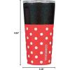 imageCorkcicle Disney Star Wars 16 Oz Stainless Steel Travel Tumbler ampamp Lid R2D2Minnie Mouse Red Polka Dot