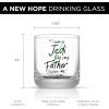imageJoyJolt Star Wars Luke Skywalker Lightsaber Short Drinking Glass  10 oz  Set of 2
