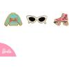 imageMobyFox Officially Licensed Watch Band Charms 3pack Compatible with Apple and Android watch bands watch band not includedBarbie Dream Summer