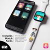 imageMobyFox Officially Licensed Watch Band Charms 3pack Compatible with Apple and Android watch bands watch band not includedStar Wars Rebel