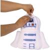 imageNoJo Star Wars R2D2 Blue and White Super Soft Character Shaped Toddler BlanketR2d2