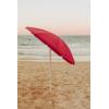 imagePICNIC TIME Outdoor Canopy Sunshade Beach Umbrella 55 Small Patio Umbrella Beach Chair UmbrellaCocaCola  Red