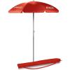 imagePICNIC TIME Outdoor Canopy Sunshade Beach Umbrella 55 Small Patio Umbrella Beach Chair UmbrellaCocaCola  Red