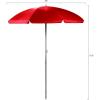 imagePICNIC TIME Outdoor Canopy Sunshade Beach Umbrella 55 Small Patio Umbrella Beach Chair UmbrellaDisney Minnie Mouse  Red