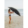 imagePICNIC TIME Outdoor Canopy Sunshade Beach Umbrella 55 Small Patio Umbrella Beach Chair UmbrellaStar Wars  Black