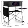 imagePICNIC TIME Star Wars R2D2 Sports Chair with Side Table Beach Chair Camp Chair for Adults Navy BlueBlack